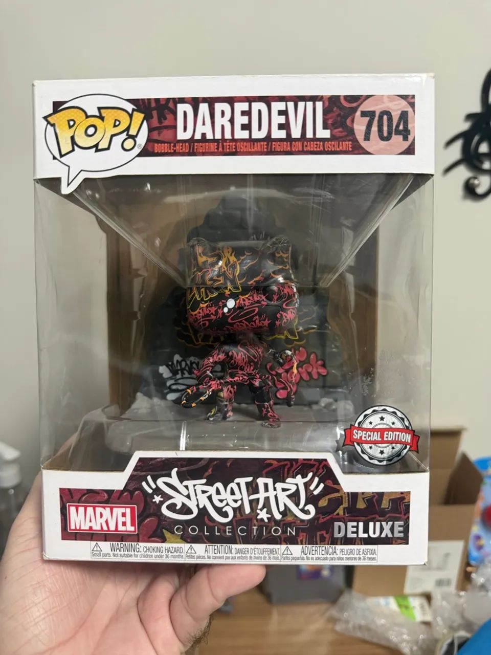 Funko Pop Daredevil Street art