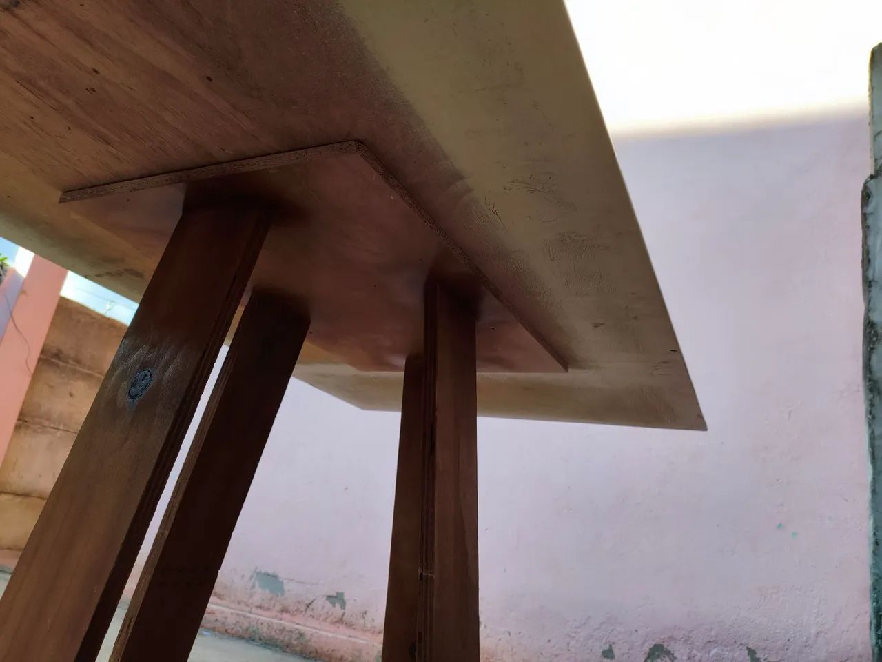 Mesa de madeira de 6 lugares com base solta  - Foto 3