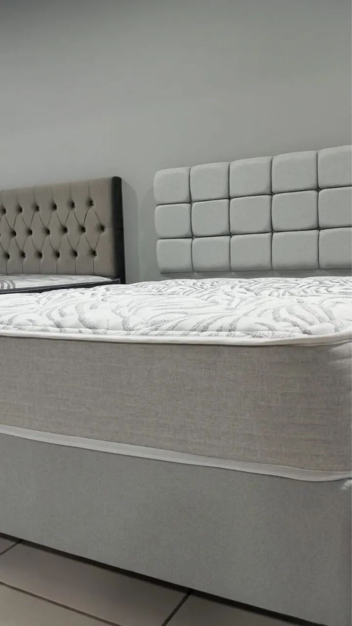 Cama queen Ecoflex com box nova - Foto 4