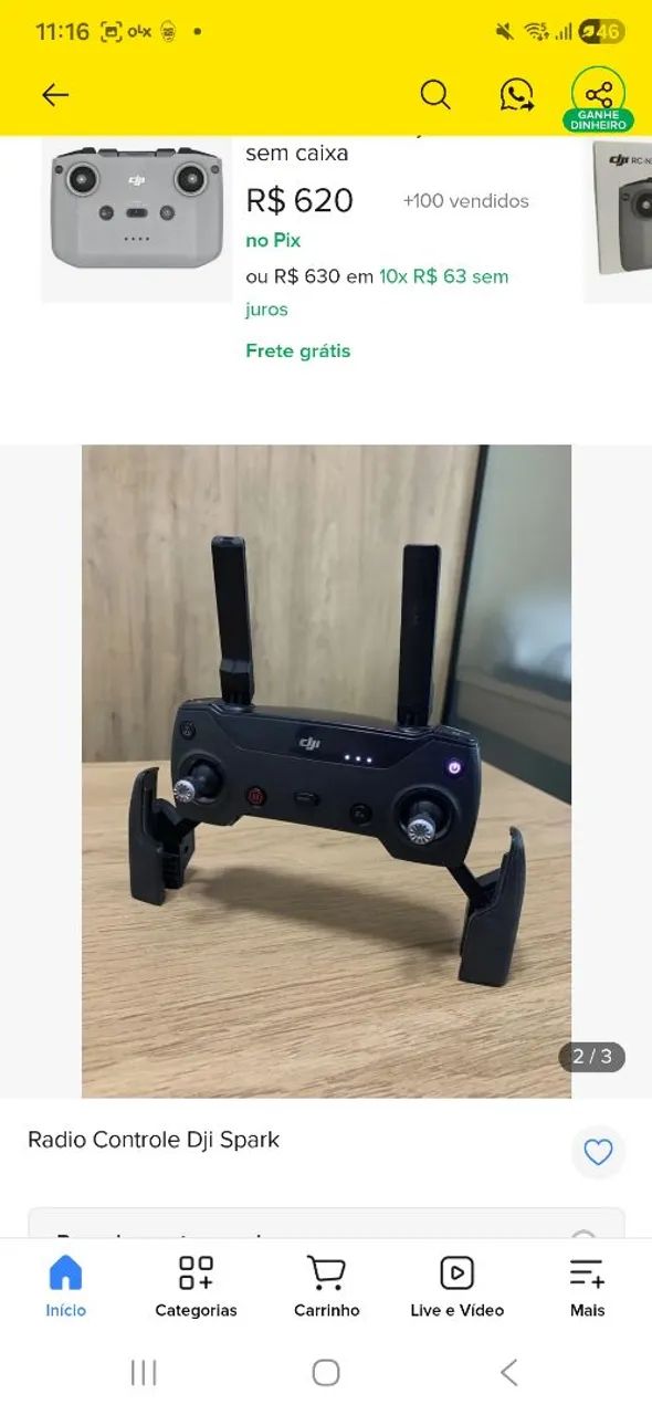 Controle de Drone DJI - Foto 2