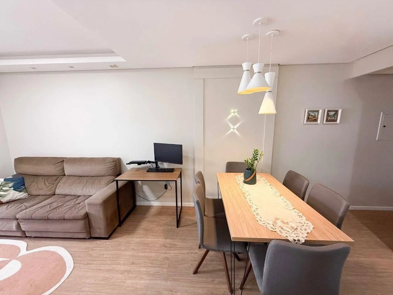 Apartamento de 3 quartos com suíte e sacada em Itacorubi, Florianópolis - Foto 2
