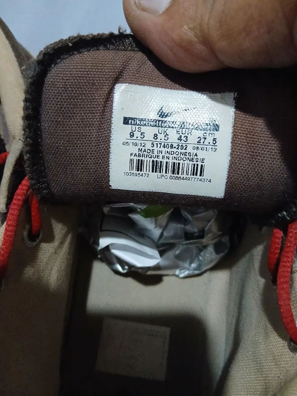 Tênis nike chukka marrom n41 - Foto 4