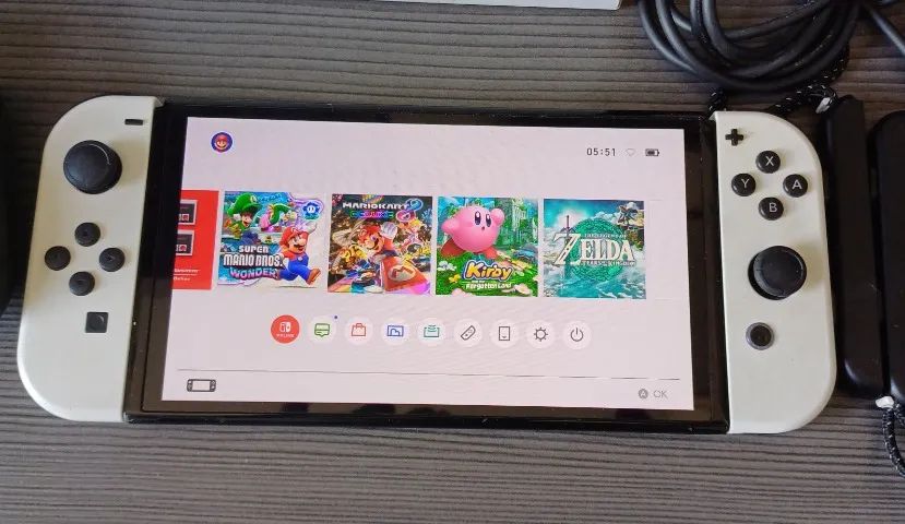 Nintendo Switch Oled Desbloqueado Troco - Foto 4