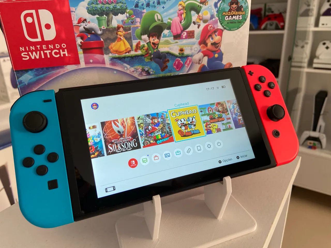 Nintendo Switch + 2000 Mil Jogos ( Loja Física ) - Foto 2