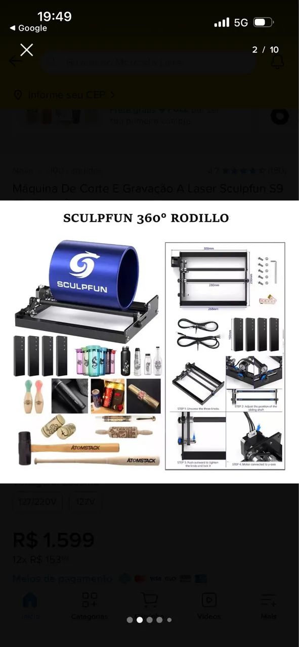 Máquina laser  - Foto 2