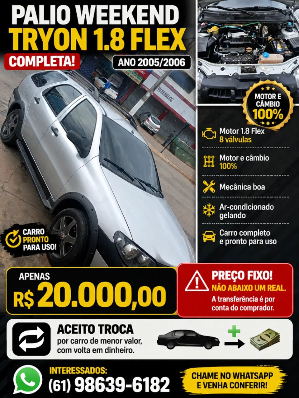 Fiat Palio Palio Week. Adv/Adv TRYON 1.8 mpi Flex 2006