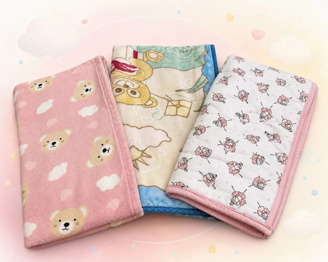 Cobertas para bebê 