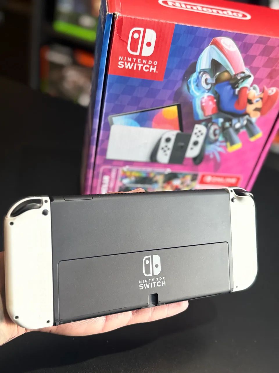 Nintendo switch oled completo com caixa - Foto 2