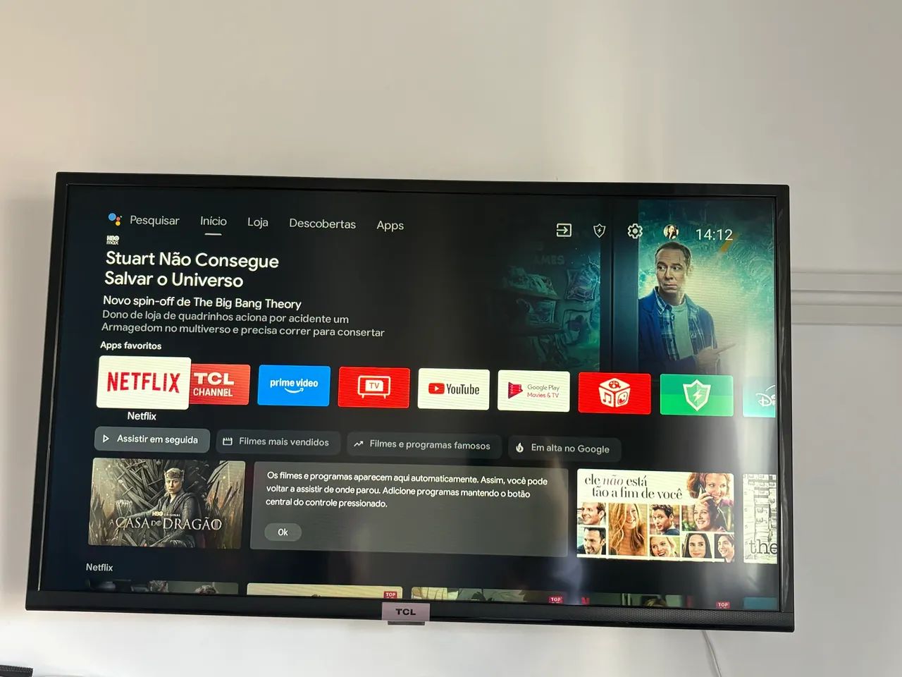 Smart TV TCL 32 polegadas 