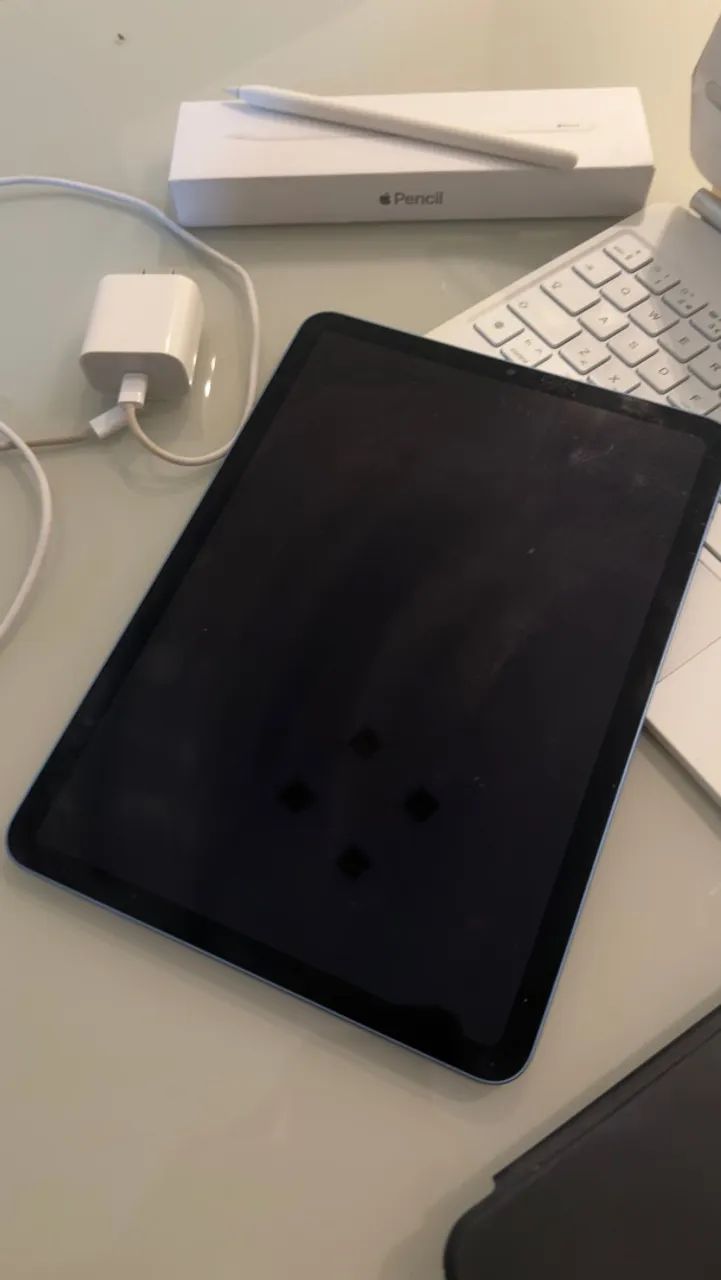 Ipad Air 5 + Apple Pencil 2nd + Capa com teclado  - Foto 2