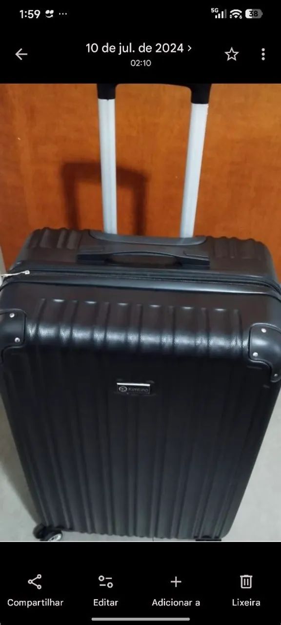 Mala preta grande nova - Foto 2