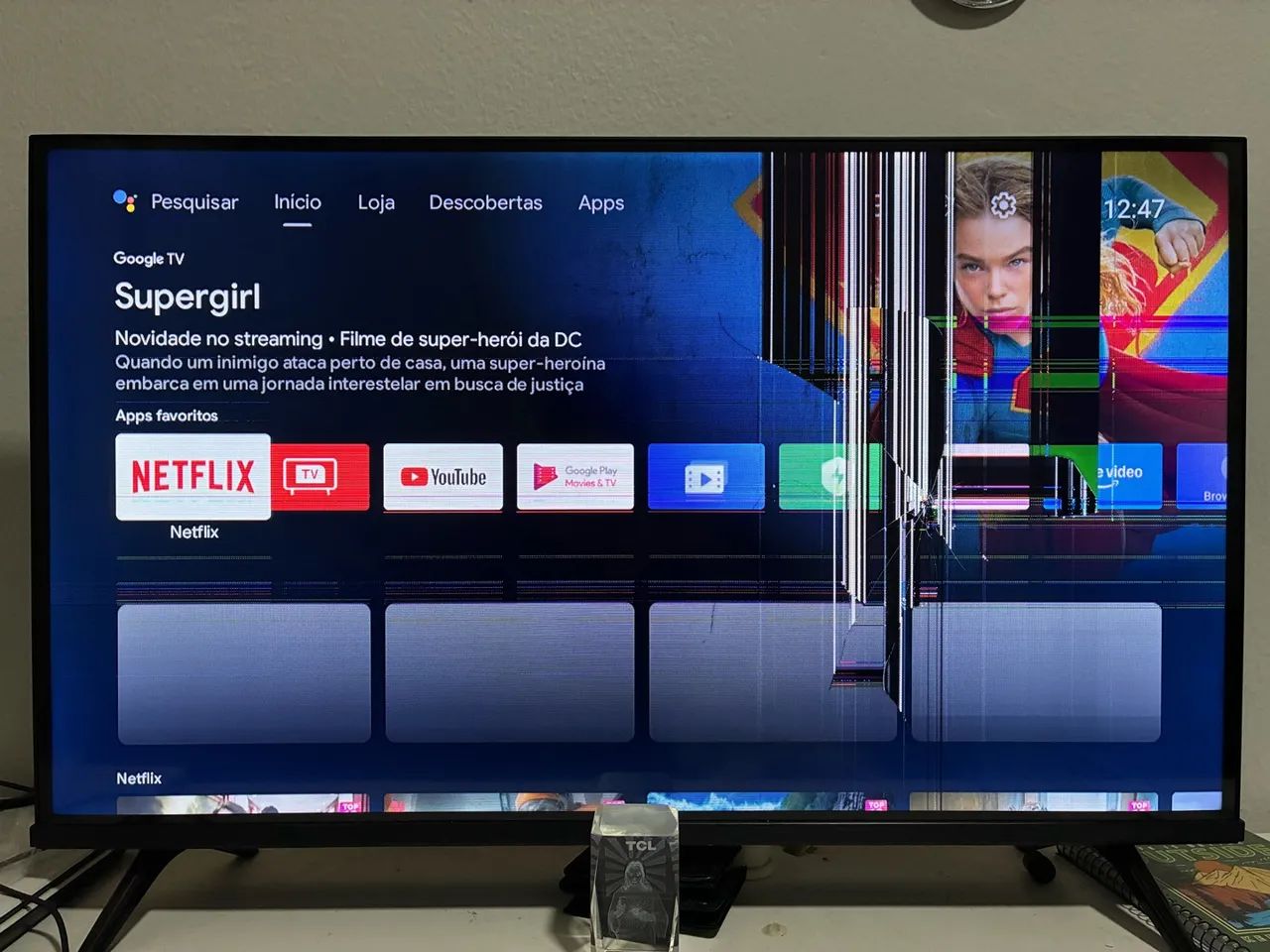 TV TCL QUEBRADA