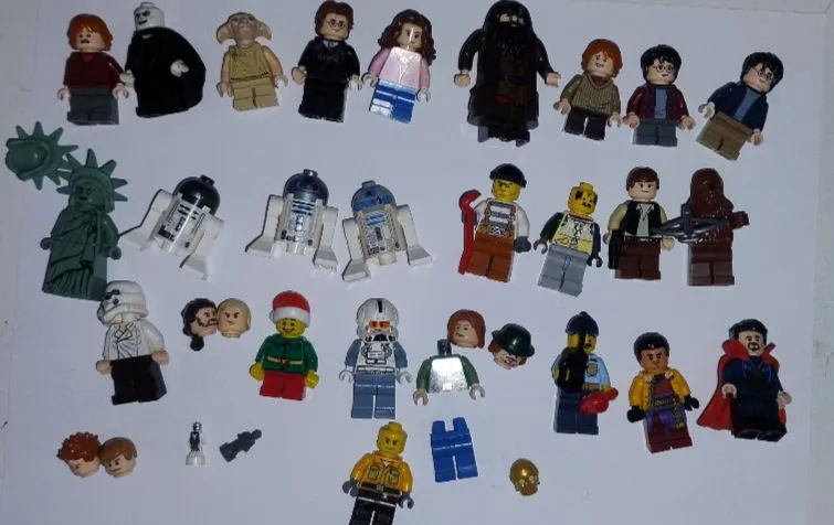Lote minifigures lego 100% original 