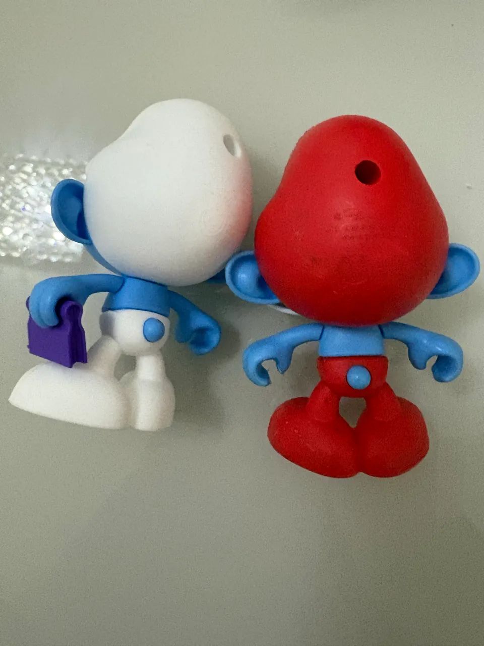 Bonecos smurfs miniaturas bk - Foto 2