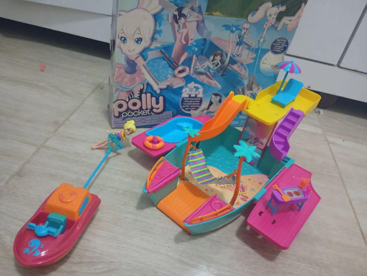 Iate Tropical da Polly Pocket 00s - Foto 3