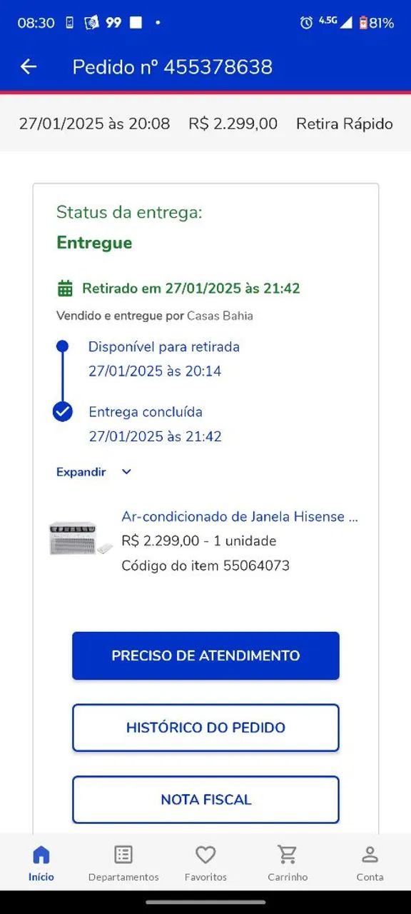 Ar condicionado Hisense 10.000 BTUs - Foto 2