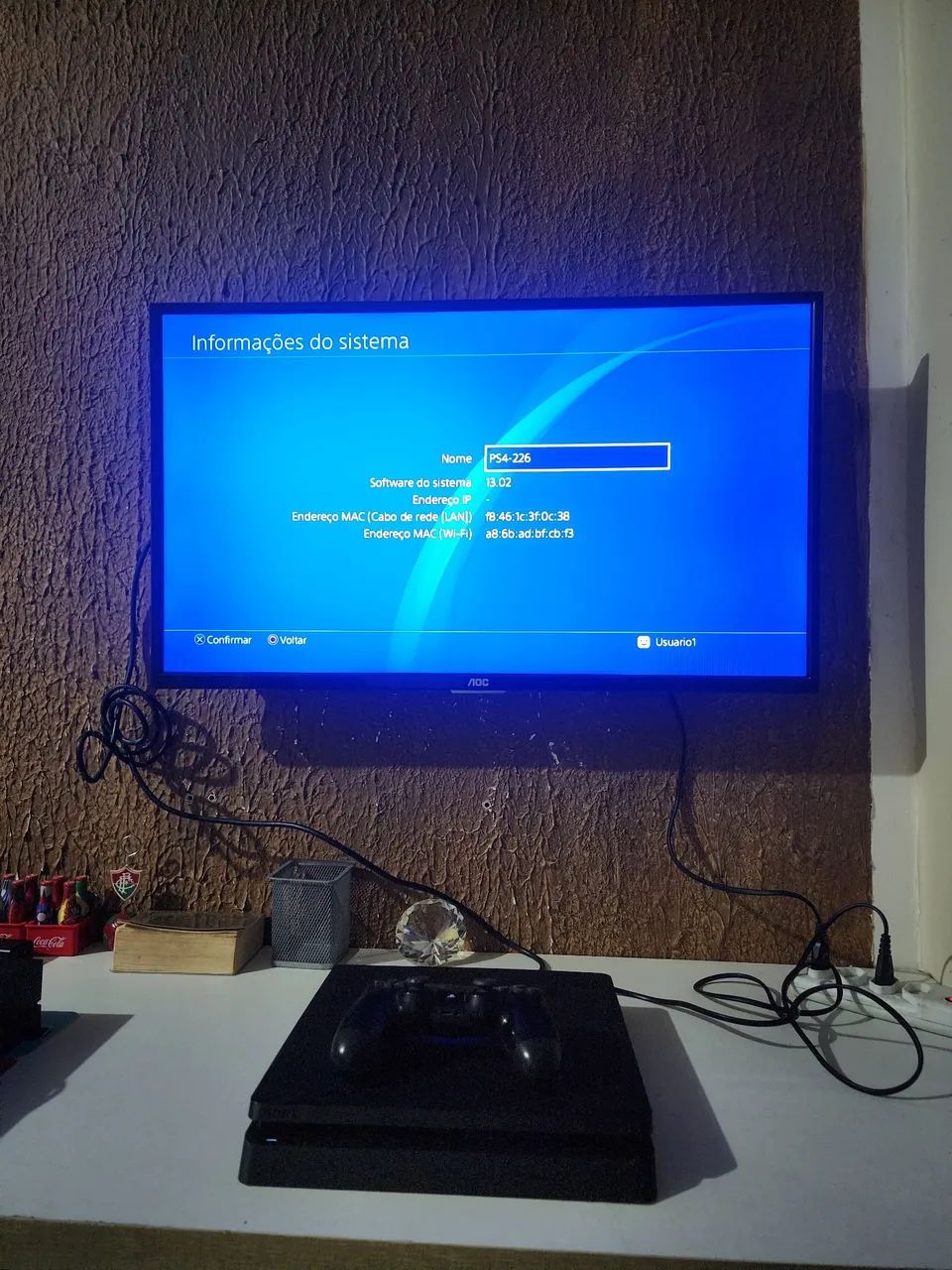 PS4 SLIM + CONTROLE + JOGOS - Foto 2