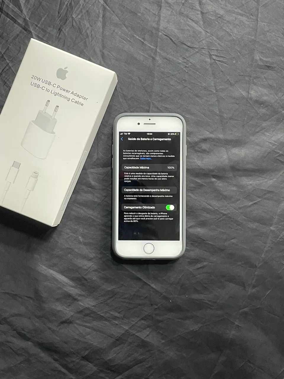 iPhone 8 Branco Conservadíssimo | 100% Saúde | Completo