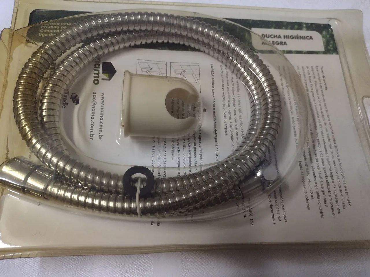 Ducha higiênica Allegra Namo completa com registro  - Foto 6