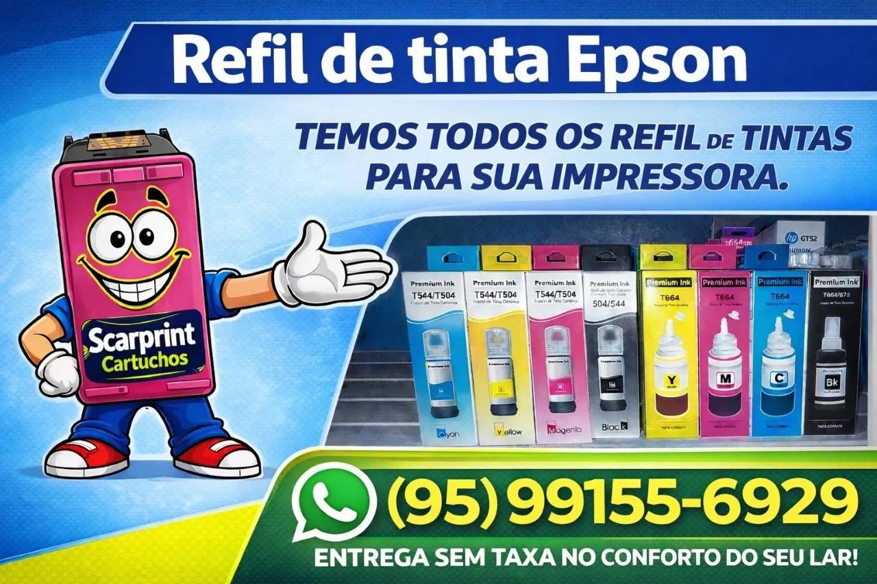 Entrega sem taxa refil de tintas de impressora temos todos os modelos  - Foto 2