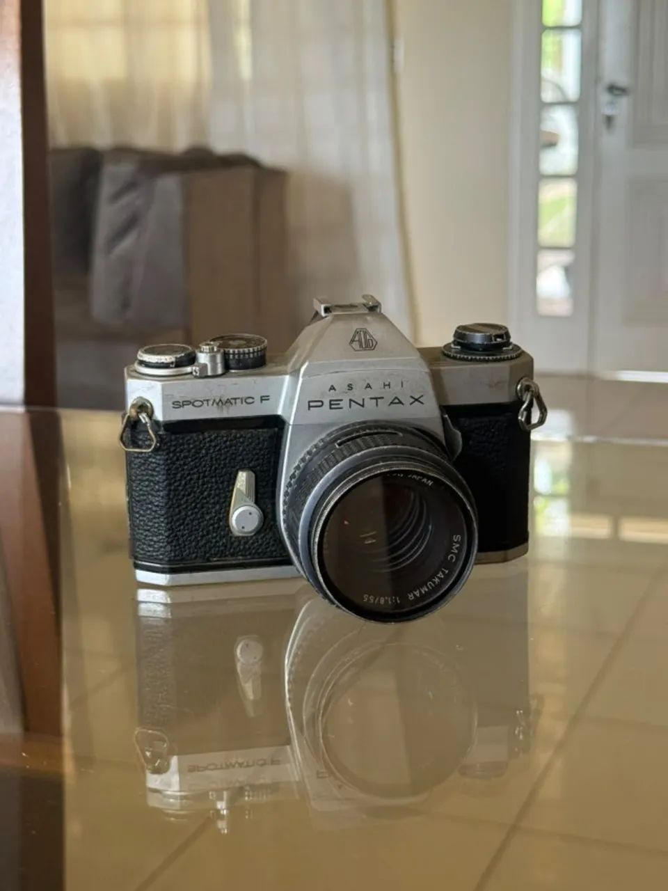 ペンタックス SP F SPOTMATIC／SMC TAKUMAR 55mm Câmera Analógica PENTAX Asahi SPOTMATIC F + Lente SMC Takumar 55mm
