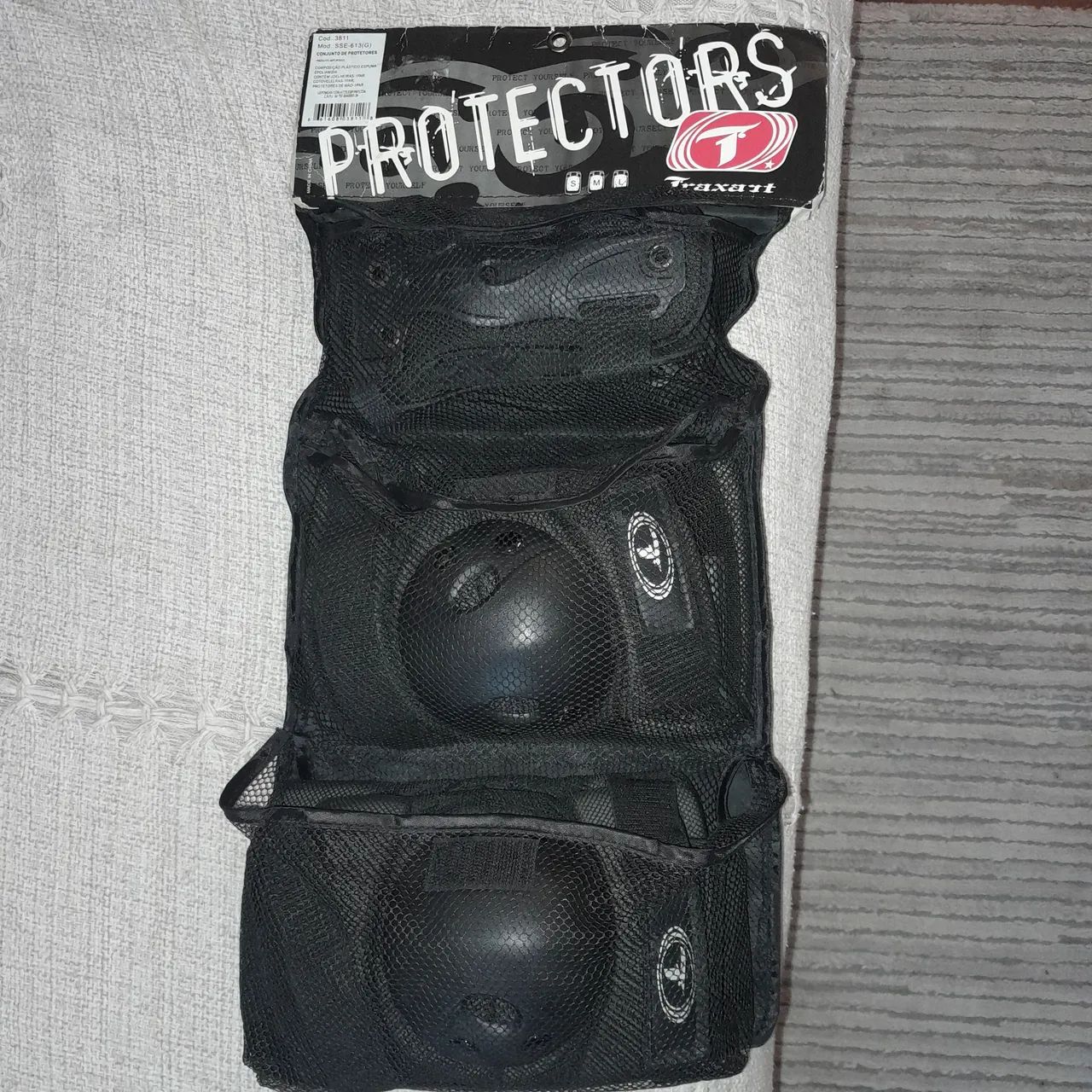 Kit proteção: joelheira, cotoveleira e punho. - Foto 2