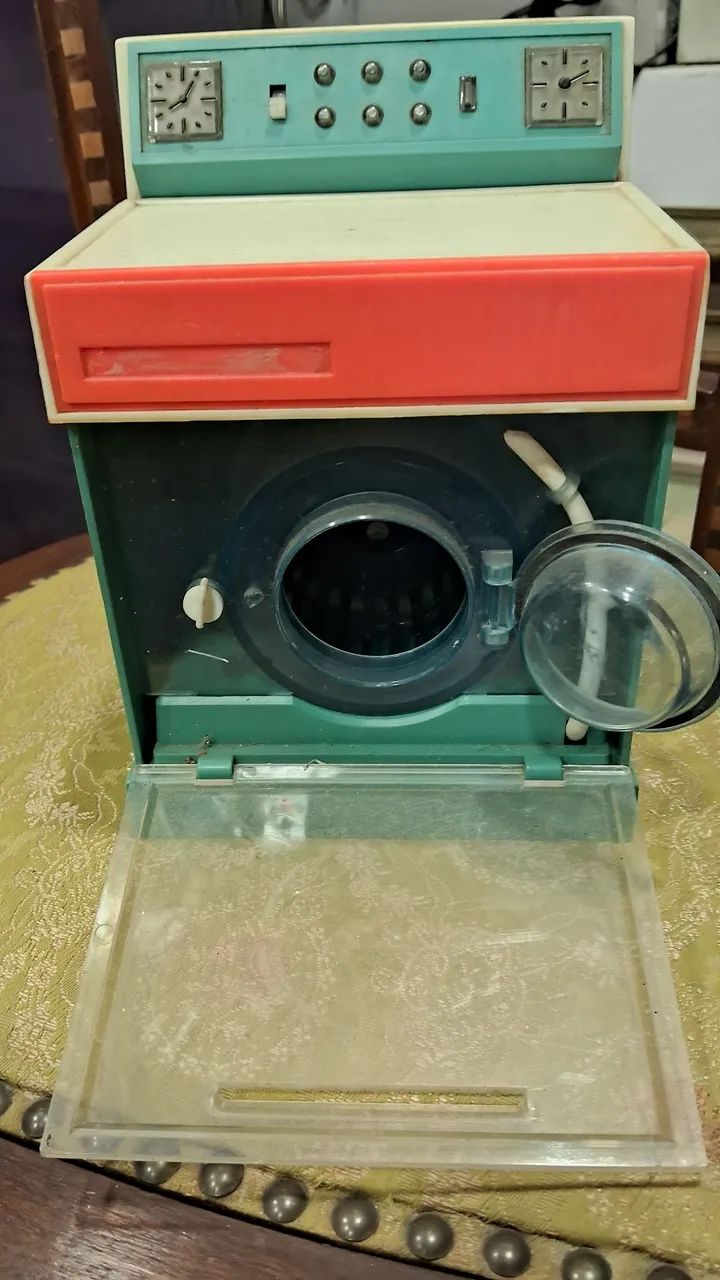 MINI LAVADORA DA ESTRELA DE LATA E PLASTICO. - Foto 3