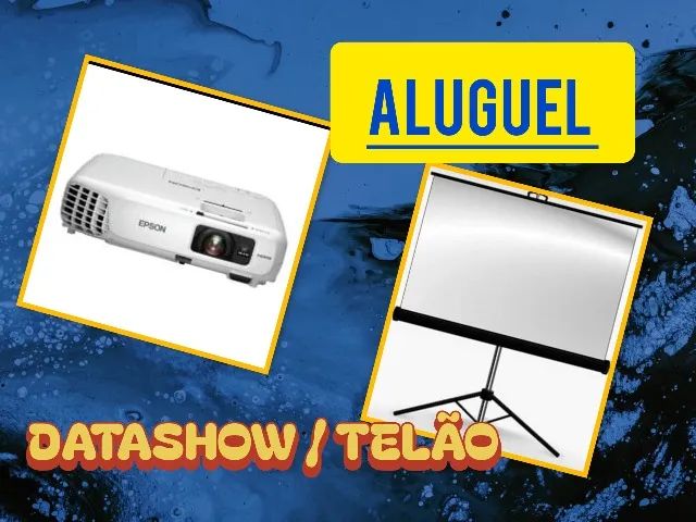 ALUGUEL DATASHOW / TELÃO-SOM-MICROFONE-MESA DE SOM