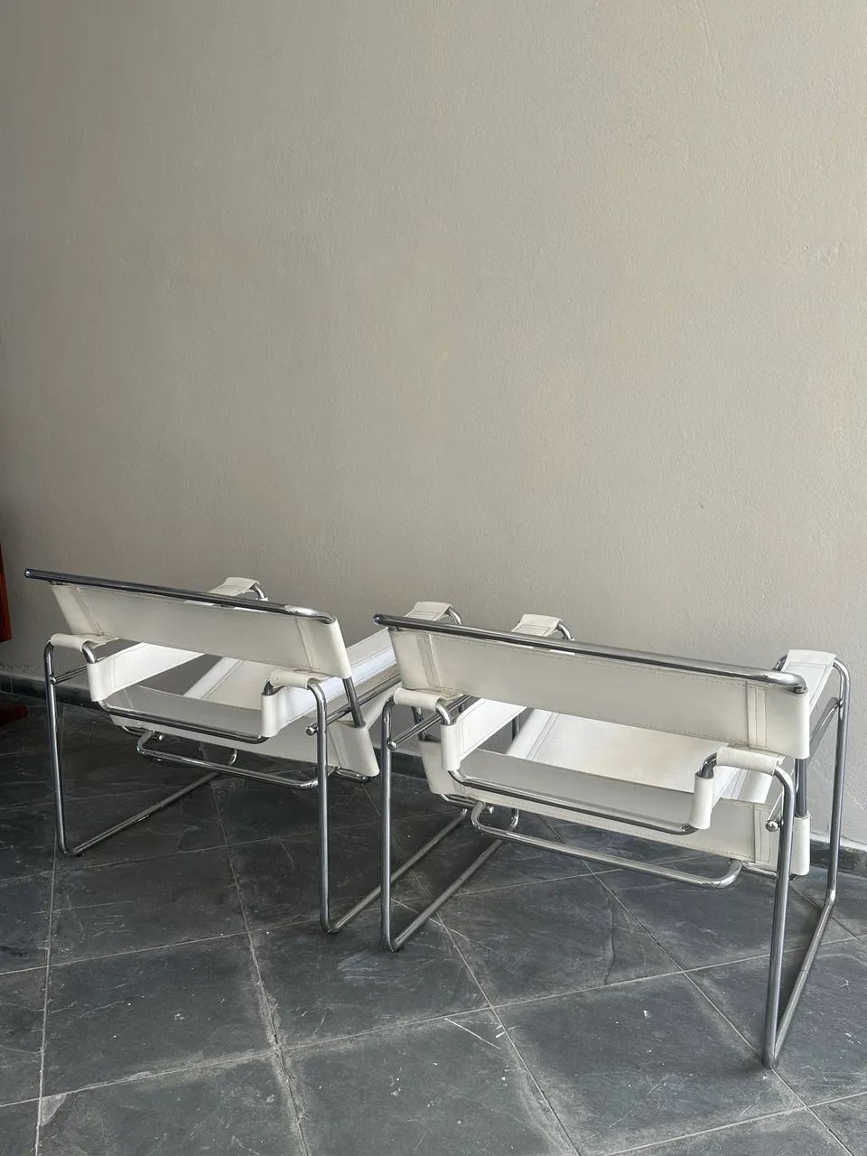 Par de Poltronas Wassily Marcel Breuer - Foto 2