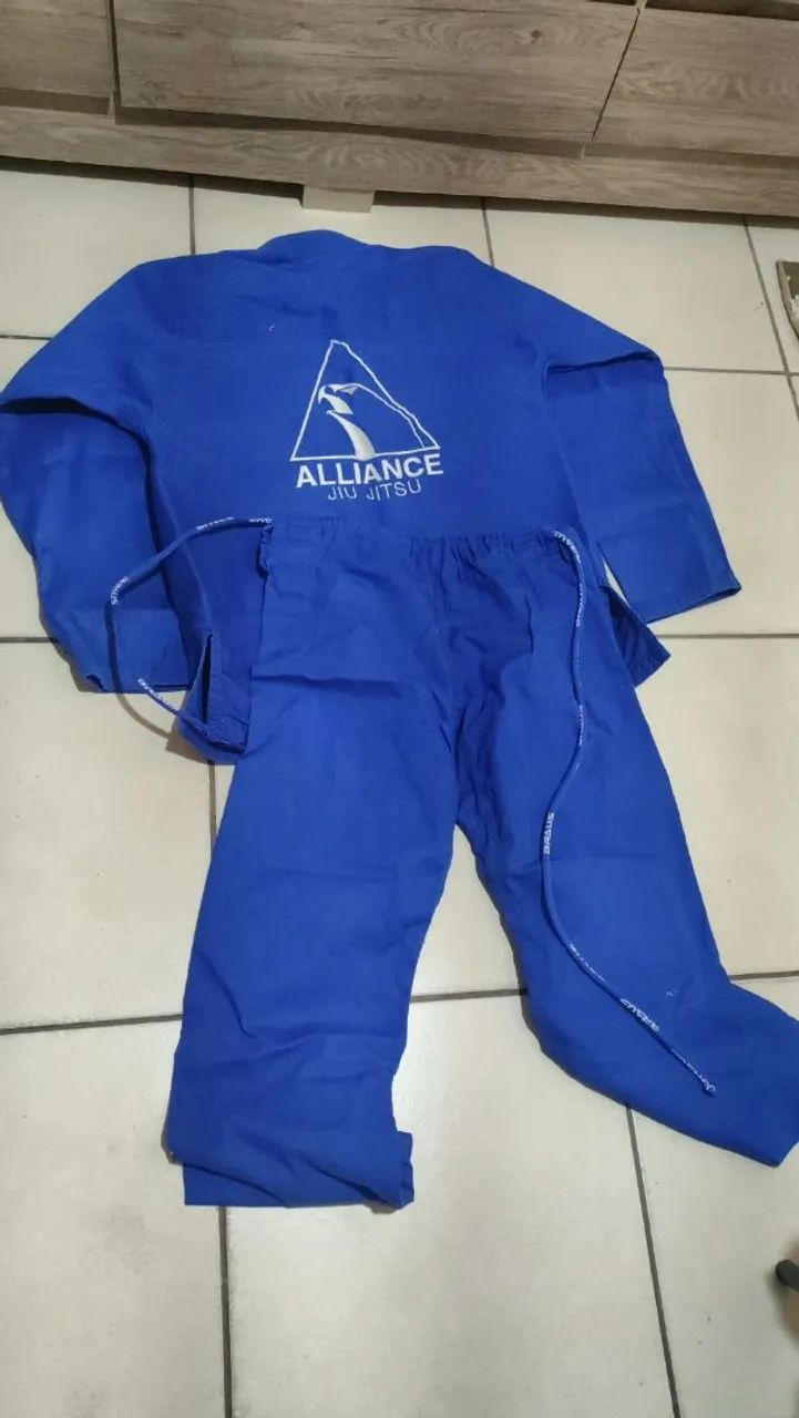 Kimono Alliance A1L braus azul  - Foto 3
