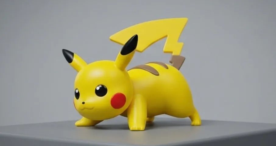 Boneco Pikachu Colecionável 12cm - Decoração Geek e Gamer  - Foto 4