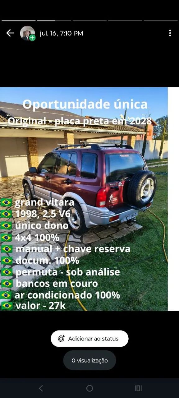 Suzuki Grand Vitara 2.5 V6 5P Mec. 1998