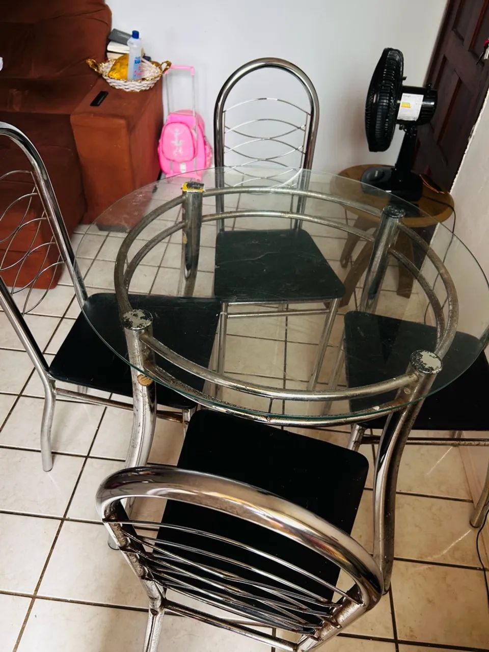 MESA 4 LUGARES / VIDRO TEMPERADO  - Foto 2