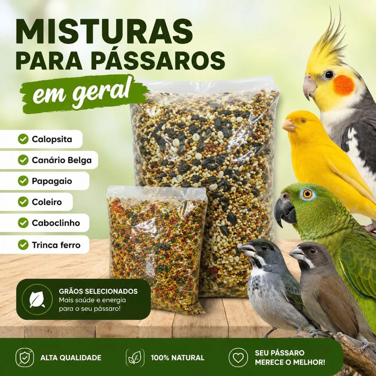 Mistura para Pássaros 