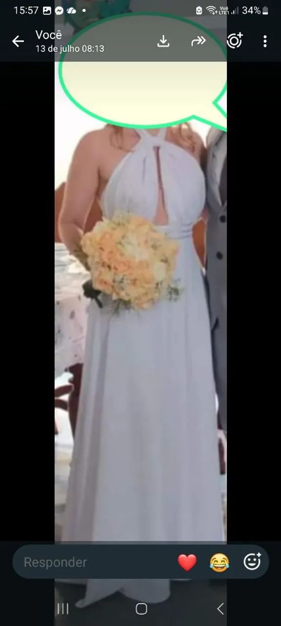 Vestido de noiva civil e religioso