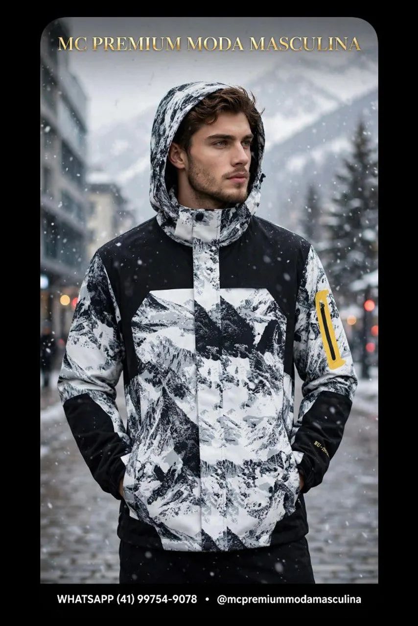 JAQUETA MASCULINA IMPERMEÁVEL  - Foto 4