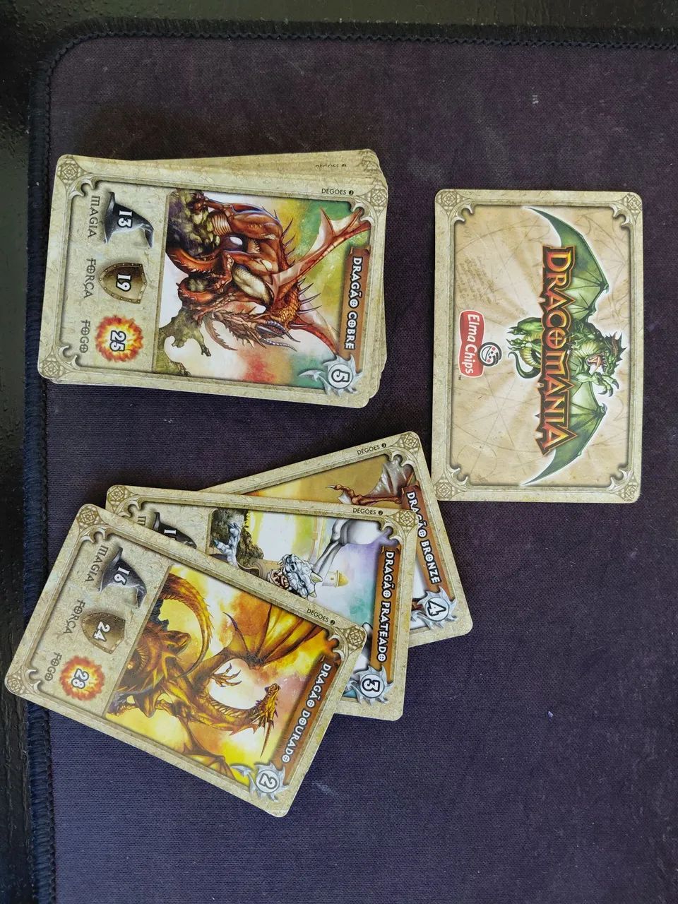 Cartas Dracomania Elma Chips