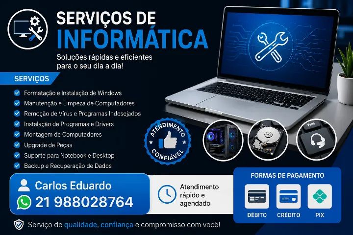 Suporte Técnico em Informática | Formatação, Vírus e Upgrade - Foto 2