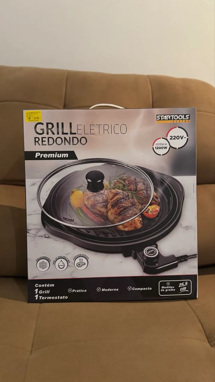 Grill elétrico redondo Startools