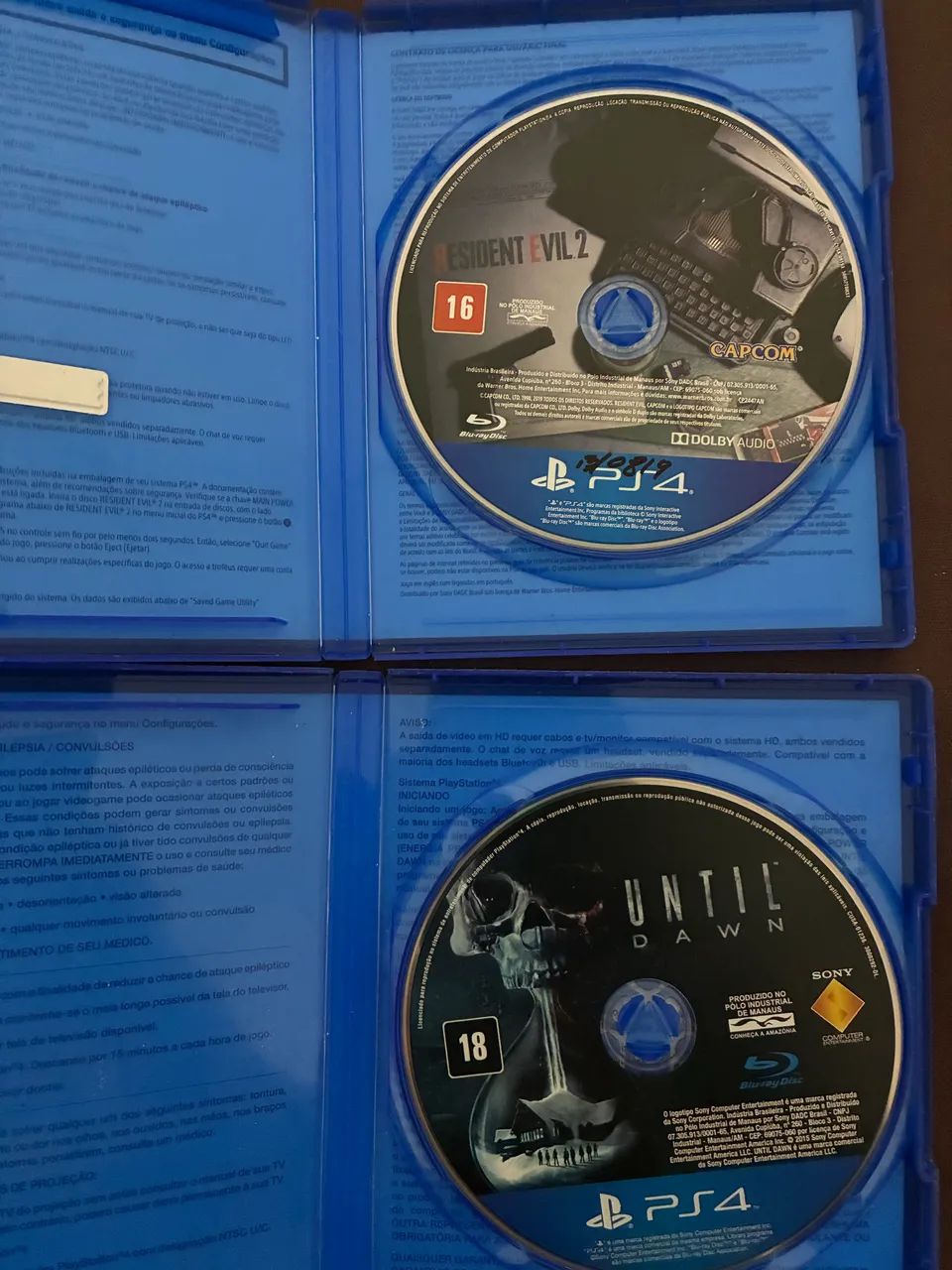Resident Evil 2 e Until Dawn ps4 - Foto 2