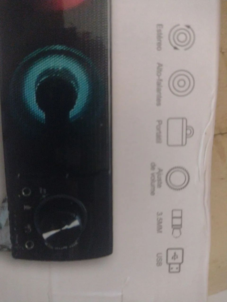 Mini alto falante portátil para PC e notebook - Foto 2