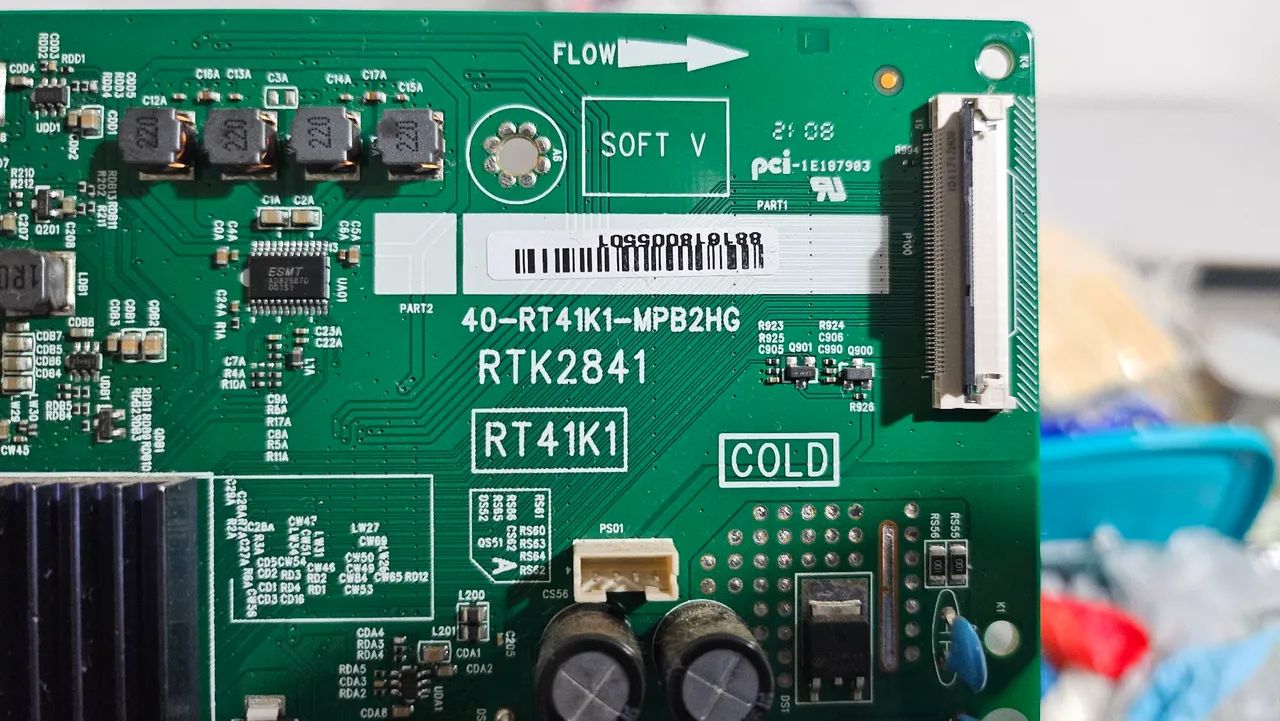 Placa t-com+ fonte + auto falante tv TCL 40S615 - Foto 6