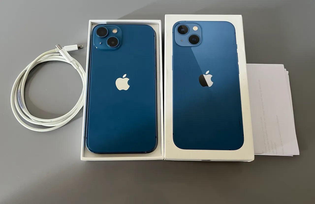 iPhone 13 Azul 128GB Completo - Celulares e Smartphones - Morada