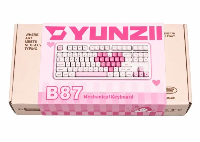 Teclado Gamer Rosa YUZZI B87 (importado EUA) - Foto 2
