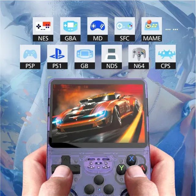 Console Portátil R36S + de 15.000 Jogos Vídeo Game 64g Linux Tela IPS 3.5 Polegadas - Foto 3