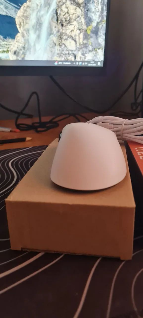 Mouse gamer fire phoenix bk r6x branco - Foto 5