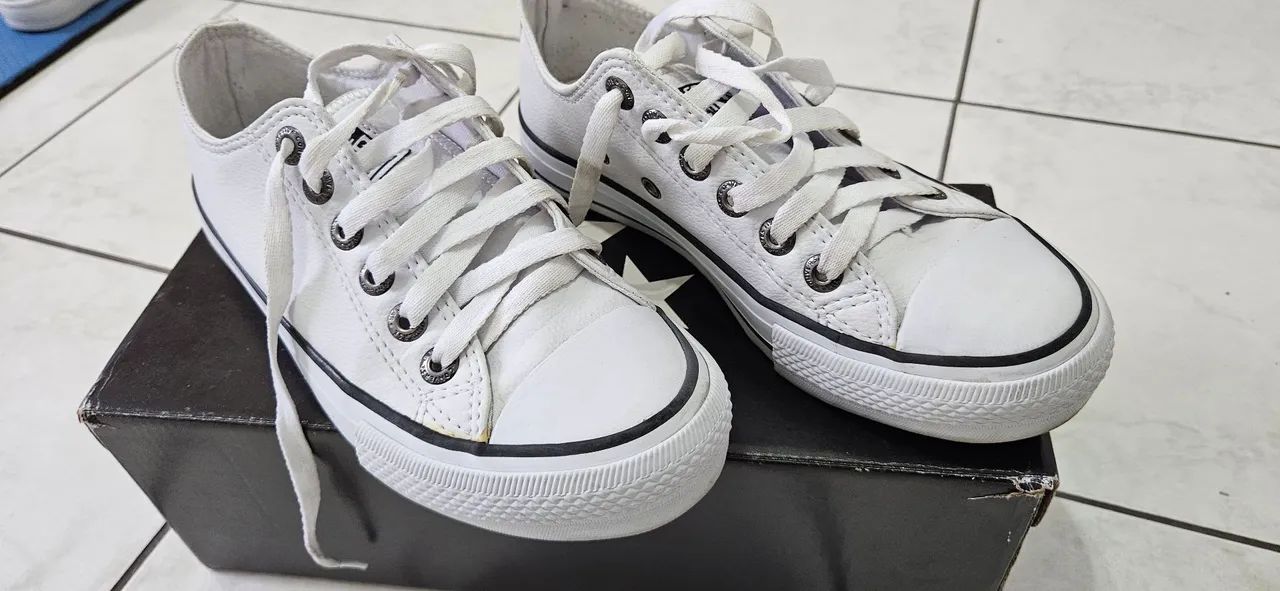 Converse All Star Couro 