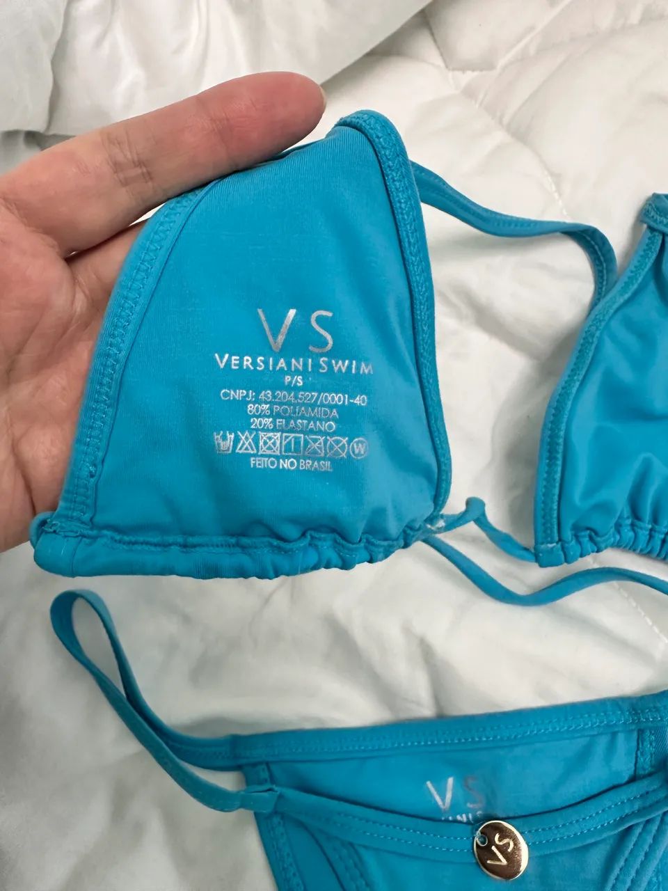 biquíni versiani swim azul p - Foto 4