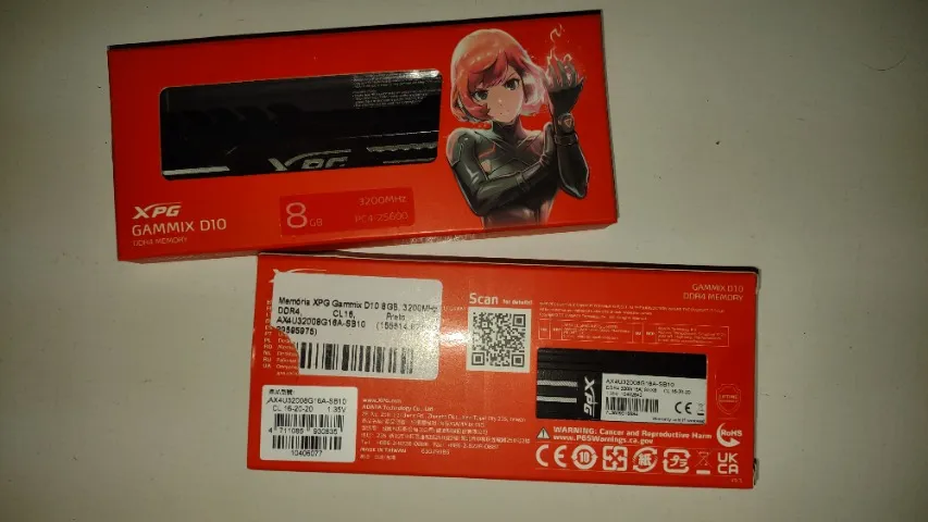Memoria Ram XPG Gammix D20, 16GB (2x8GB), DDR4 3200Mhz, CL16