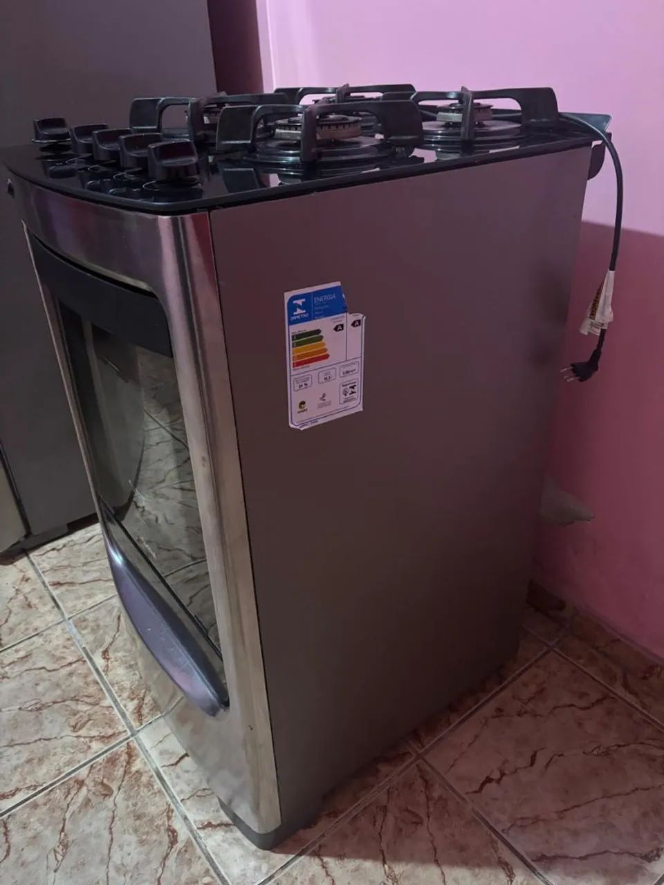 Fogão Inox 4 bocas  - Foto 2